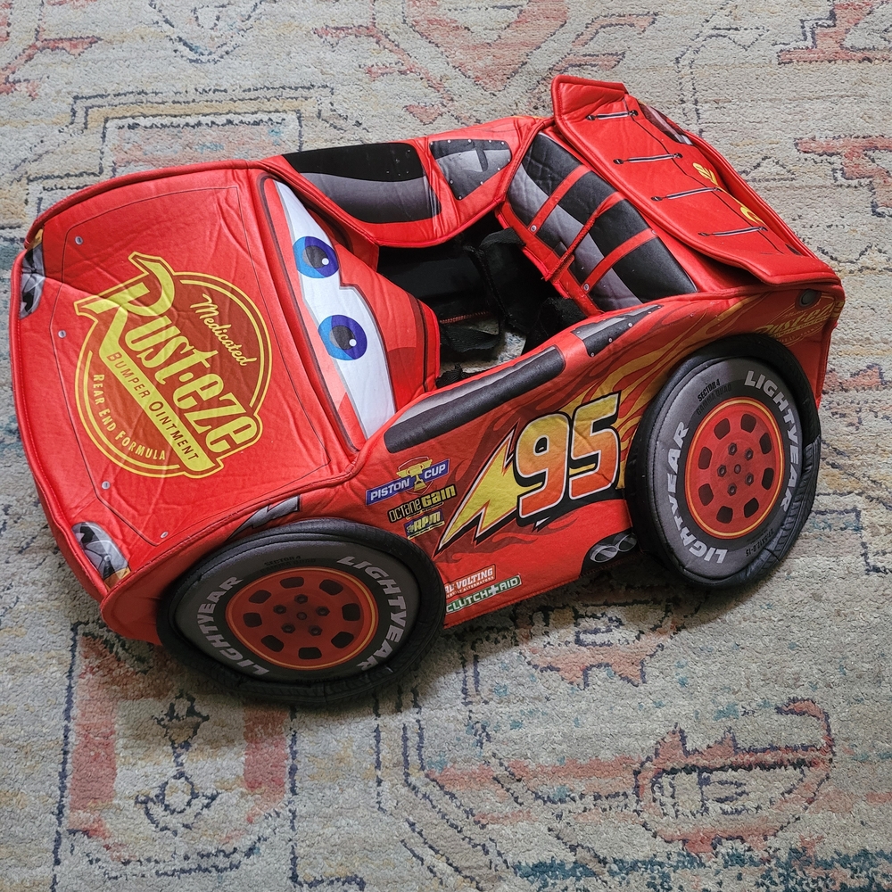 Disney Pixar Cars 3D Kids Lightning McQueen Halloween Costume One Size 4 5 6 7 8